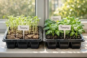 с биогумусом растет лучше