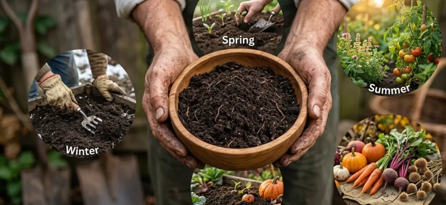 когда нужно вносить биогумус