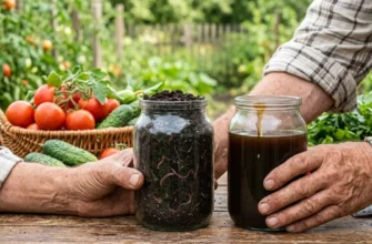 мощные удобрения биогумус и гумат калия