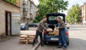 самовывоз — покупатель забирает мешки