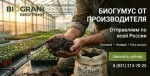 биогумус от производителя биограни для тепличных хозяйств