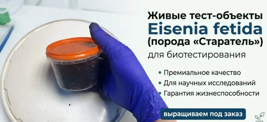 Eisenia fetida (порода «Старатель»)