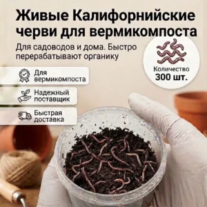 калифорнийские черви 300 шт.