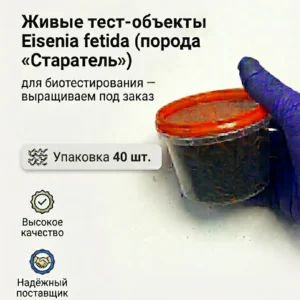 тест-объект Eisenia fetida (порода «Старатель») 40 половозрелых особей
